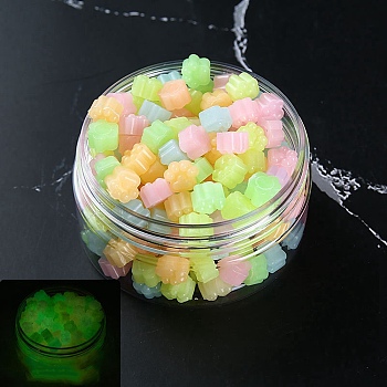 150Pcs Luminous Sealing Wax Particles, for Retro Seal Stamp, Cat Paw Print, Colorful, 9x9mm
