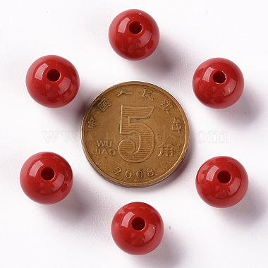 perles acryliques opaques(X-MACR-S370-C10mm-A14)-3