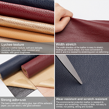 PU Leather Self-adhesive Fabric(DIY-WH0209-71B)-5