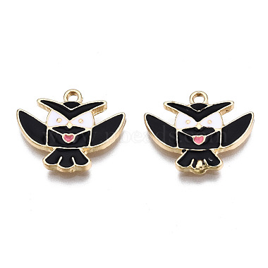 Light Gold Black Others Alloy+Enamel Pendants