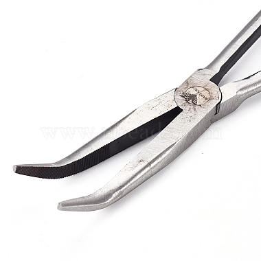 45 Degree Long Reach Angled Bent Needle Nose Pliers Tool, with