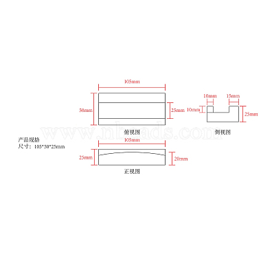 Wooden Display Pedestals(ODIS-WH0080-10A)-2
