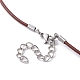 Halsketten mit rundem Anhänger aus natürlichem Citrin(NJEW-JN04478-04)-5