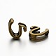 Tibetan Style Antique Bronze Plated Alloy Letter Slide Charms(PALLOY-J542-U-NF)-1