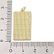 crémaillère pendentifs en laiton placage(KK-P261-05E-G)-3