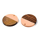 Resin & Wood Pendants(X-RESI-S358-02B-07)-3