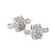 Brass Micro Pave Cubic Zirconia Connector Charms(KK-U056-18P)-2