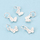 925 Sterling Silver Butterfly Charms(STER-T009-04S)-1