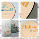 2Pcs 2 Style Single-face Printed Wooden Baby Photo Props(DJEW-WH0600-006)-3