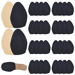 Adhesive Velvet Clothing Patches, Clothing Elbow Knee Repair Patches, Black, 128x83x0.5mm(FIND-WH0037-41)