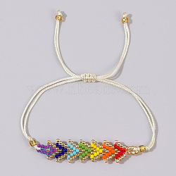 Bohemian Style Handmade Rainbow Arrow Bracelet for Women(CK5795-8)