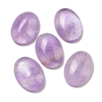Natural Amethyst Cabochons, Oval, 18x13x5~5.5mm