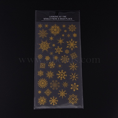 Gold Mixed Shapes Plastic Stickers