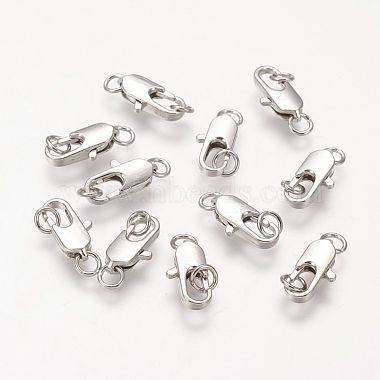 Platinum Others Brass Lobster Claw Clasps