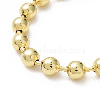 Rack Plating Brass Ball Chain Bracelets for Women(BJEW-G676-01D-G)-2