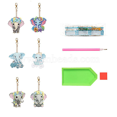 Mixed Color Resin Keychain Kits