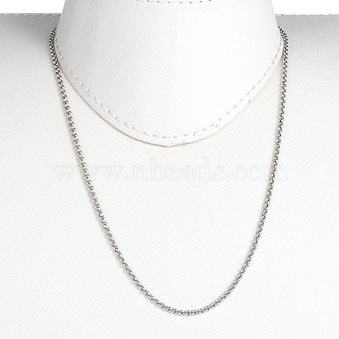 304 Stainless Steel Rolo Chain Necklaces(NJEW-JN01228-02)-3