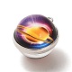 Galaxy Theme Luminous Glass Ball Pendants(GLAA-D021-01P-03)-2