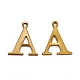 304 inoxydable breloques de l'alphabet en acier(STAS-H122-A-AB)-1