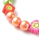 Opaque Acrylic Beads Stretch Bracelet Sets for Kids(BJEW-JB06403)-7