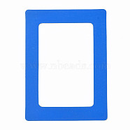 Magnetic Picture Frames, for Refrigerator, Holds 5 inch Photos, Blue, 15.5x11.5x0.08cm, Inner Diameter: 11.6x7.7cm(DIY-WH0151-40D)