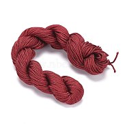 Nylon Thread, Nylon Jewelry Cord for Custom Woven Bracelets Making, Medium Violet Red, 1.5mm, 14m/batch(NT022-A)