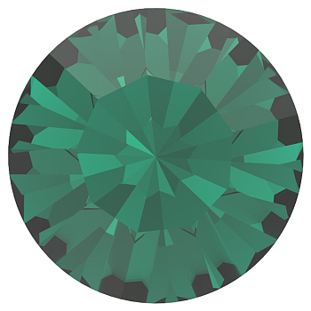 Preciosa&reg MAXIMA Crystal Round Stones, Czech Crystal, Dura Foiling, Round(431 11 615 Chaton), 50730 Emerald, SS29(6.15~6.35mm)