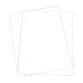 Transparent Acrylic Pressure Plate, Cutting Pads, Rectangle, Clear, 19.65x15x0.3cm