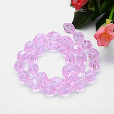Faceted Polyhedron Imitation Austrian Crystal Bead Strands(G-M190-13x10mm-03A)-2