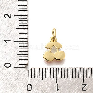 echte 18 k vergoldete Emaille-Charms aus Messing(KK-L225-001G-03)-3