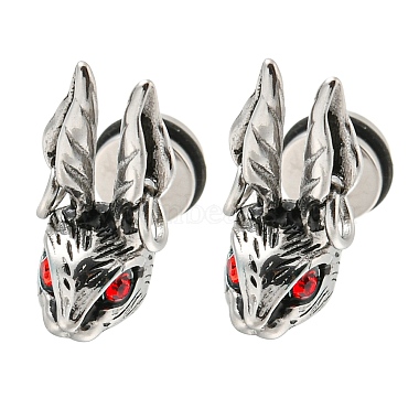 Red Rabbit 304 Stainless Steel Stud Earrings