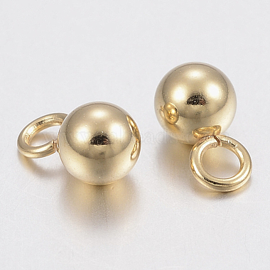 304 Stainless Steel Sphere Charms(X-STAS-H436-67-3mm)-2