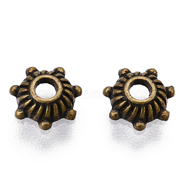 Tibetan Style Zinc Alloy Bead Caps(X-MLF0514Y-01)-3