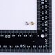 40Pcs 2 Colors Rack Plating Brass Bullet Ear Nuts(KK-SZ0002-34)-8