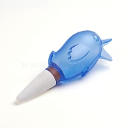 Bird Shape Adjustable Self Watering Spikes, Plants Flowers Irrigation Tool, for Indoor & Outdoor Plants, Blue, 16x4.7x6.1cm(AJEW-WH0113-59A)
