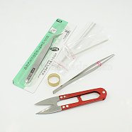 DIY Jewelry Tool Sets, Hand Scissored, Rings and other Tools, Mixed Color, 19~120x1~19mm(TOOL-MSMC002-06)