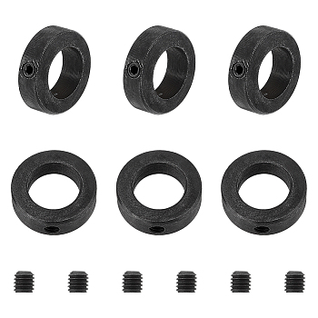 Carbon Steel Diaphragm Rings, Fixed Ring, Retainer Ring, Bearing Accessories, Electrophoresis Black, 30x10mm, Inner Diameter: 18mm