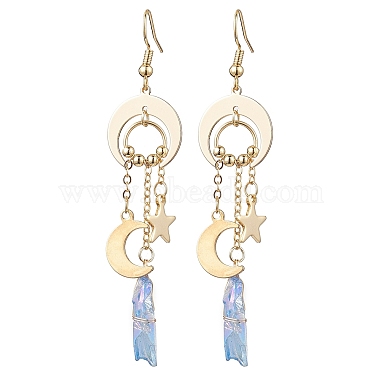 Moon Quartz Crystal Earrings