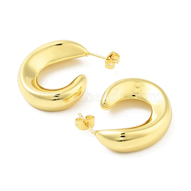 Brass Stud Earrings(KK-R150-02C)-2