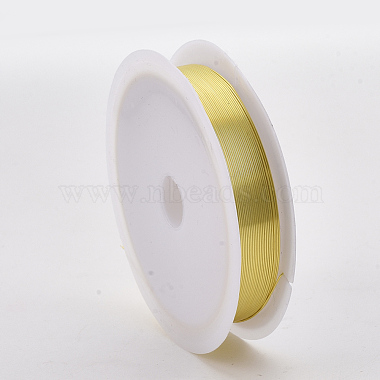 Round Copper Jewelry Wire(CWIR-Q006-0.3mm-G)-2