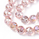 Electroplate Transparent Glass Beads Strands(X-EGLA-T020-16C)-2