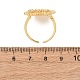 Brass Micro Pave Cubic Zirconia Cuff Open Rings(RJEW-F204-05G)-3