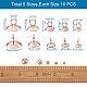50Pcs 5 Style 304 Stainless Steel Bead Cap Pendant Bails(STAS-CD0001-16)-3