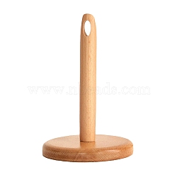 Wood Yarn Holders, Wool Yarn Holder Frame with Hole, Yarn Thread Stand Holder for Knitting Crochet Yarn Skein, BurlyWood, 135x185mm(PW-WG69938-01)