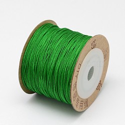 Nylon Threads, Lime Green, 0.6mm, about 109.36 yards(100m)/roll(NWIR-N003-0.6mm-05M)