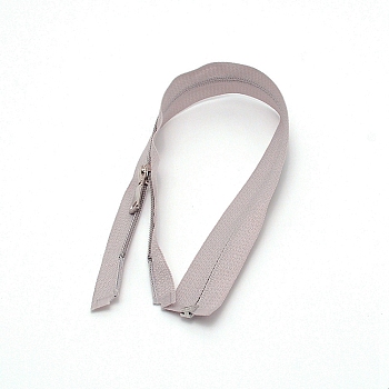 Garment Accessories, Nylon Closed-end Zipper, Zip-fastener Components, Gray, 40x3.3x0.2cm