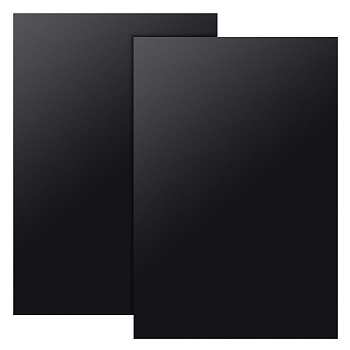 ABS Plastic Board, Craft, for DIY Handmade Sand Table Material Model Building, Rectangle, Black, 300x200x2mm