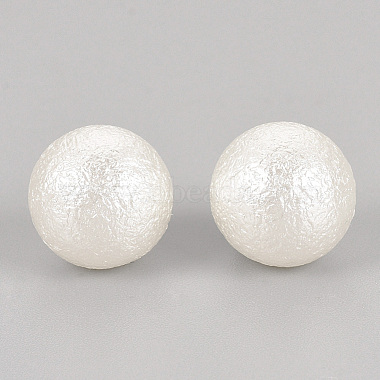 6mm Creamy White Round Acrylic Beads