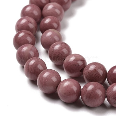 Brins de perles de rhodonite naturelle de grade A(G-E571-23B)-4