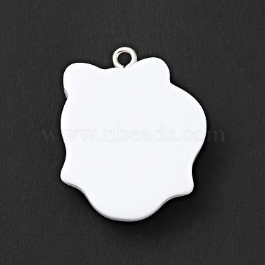 Skull with Bowknot Resin Pendants(FIND-B012-08)-3